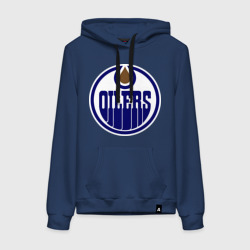 Женская толстовка хлопок Edmonton Oilers