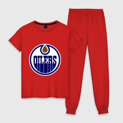 Женская пижама хлопок Edmonton Oilers