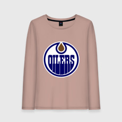 Женский лонгслив хлопок Edmonton Oilers