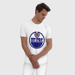 Мужская пижама хлопок Edmonton Oilers - фото 2