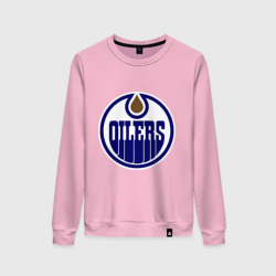 Женский свитшот хлопок Edmonton Oilers