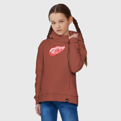 Детское худи Oversize хлопок Detroit Red Wings - фото 2