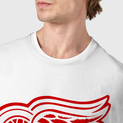 Мужская футболка хлопок Detroit Red Wings - фото 6