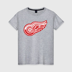 Женская футболка хлопок Detroit Red Wings