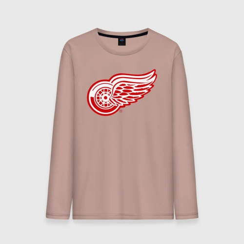 Мужской лонгслив хлопок Detroit Red Wings