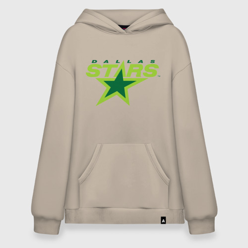 Худи SuperOversize хлопок Dallas Stars, цвет миндальный