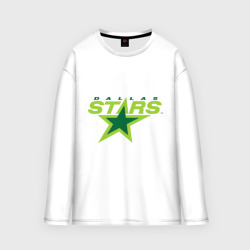 Мужской лонгслив oversize хлопок Dallas Stars