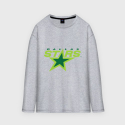 Женский лонгслив oversize хлопок Dallas Stars