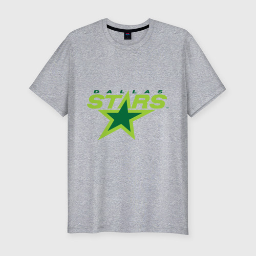 Мужская футболка хлопок Slim Dallas Stars, цвет меланж