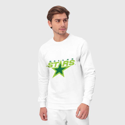 Мужской костюм хлопок Dallas Stars, цвет белый - фото 5