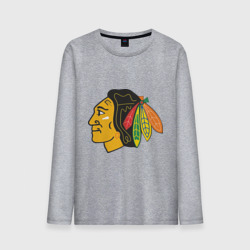 Мужской лонгслив хлопок Chicago Blackhawks