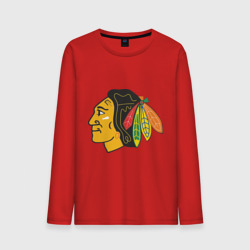 Мужской лонгслив хлопок Chicago Blackhawks