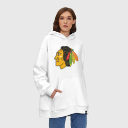 Худи SuperOversize хлопок Chicago Blackhawks - фото 2