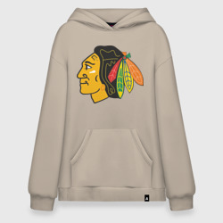 Худи SuperOversize хлопок Chicago Blackhawks