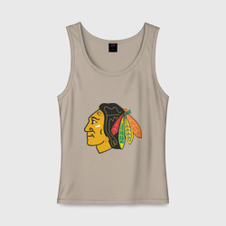 Женская майка хлопок Chicago Blackhawks