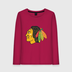 Женский лонгслив хлопок Chicago Blackhawks