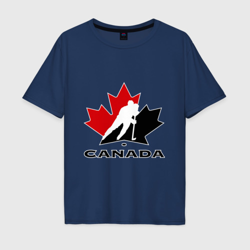 Мужская футболка хлопок Oversize с принтом Canada, вид спереди #2