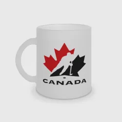 Кружка матовая стеклянная Canada