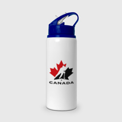 Бутылка для воды с трубочкой Canada