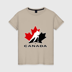 Женская футболка хлопок Canada