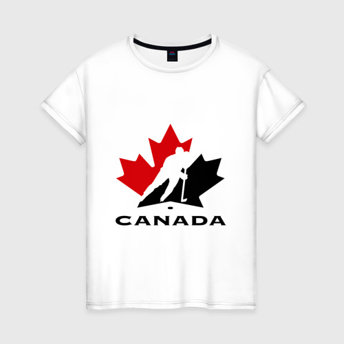 Женская футболка хлопок Canada