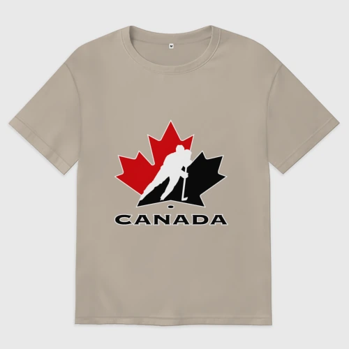 Мужская футболка хлопок Oversize Canada