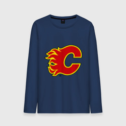 Мужской лонгслив хлопок Calgary Flames