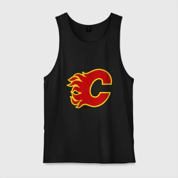 Мужская майка хлопок Calgary Flames