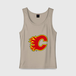 Женская майка хлопок Calgary Flames