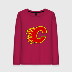 Женский лонгслив хлопок Calgary Flames