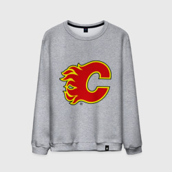 Мужской свитшот хлопок Calgary Flames