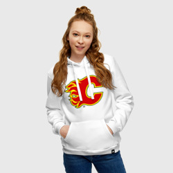 Женская толстовка хлопок Calgary Flames - фото 2