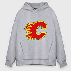 Мужское худи Oversize хлопок Calgary Flames