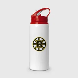 Бутылка для воды с трубочкой Boston Bruins
