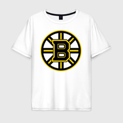 Мужская футболка хлопок Oversize Boston Bruins