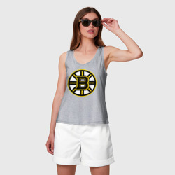 Женская майка хлопок Boston Bruins - фото 2