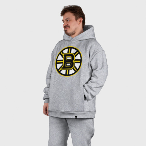 Мужской костюм oversize хлопок с принтом Boston Bruins, фото #5