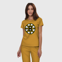 Женская пижама хлопок Boston Bruins - фото 2