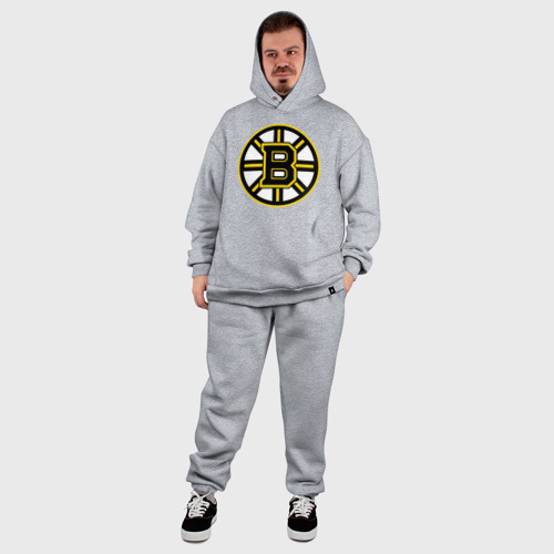 Мужской костюм oversize хлопок с принтом Boston Bruins, фото #6