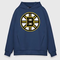 Мужское худи Oversize хлопок Boston Bruins