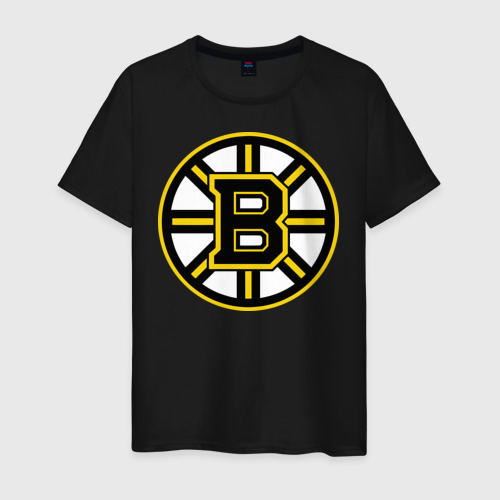 Мужская футболка хлопок Boston Bruins, цвет черный