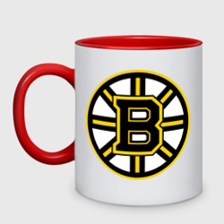 Кружка двухцветная Boston Bruins