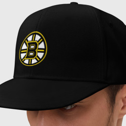 Кепка снепбек с прямым козырьком Boston Bruins