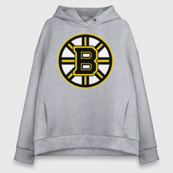 Женское худи Oversize хлопок Boston Bruins