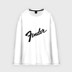 Мужской лонгслив oversize хлопок Fender