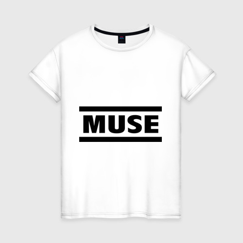 Женская футболка хлопок Muse, цвет белый