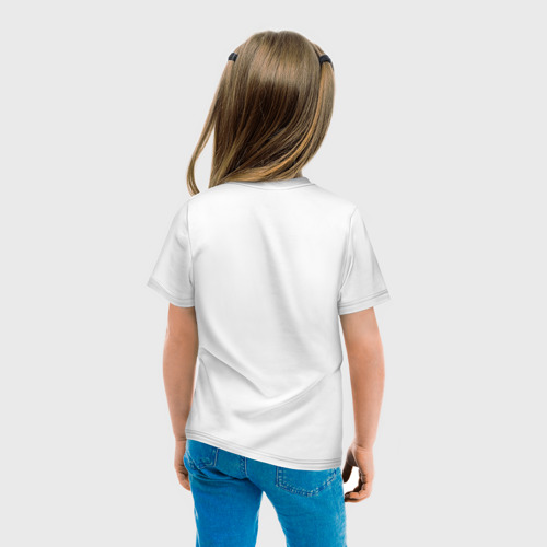 Детская футболка хлопок Good Wall, цвет белый - фото 6