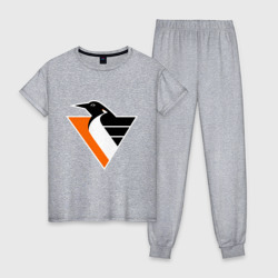 Женская пижама хлопок Pittsburgh Penguins