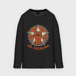 Женский лонгслив oversize хлопок No Pasaran