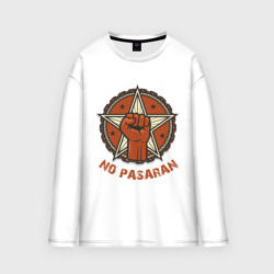 Женский лонгслив oversize хлопок No Pasaran